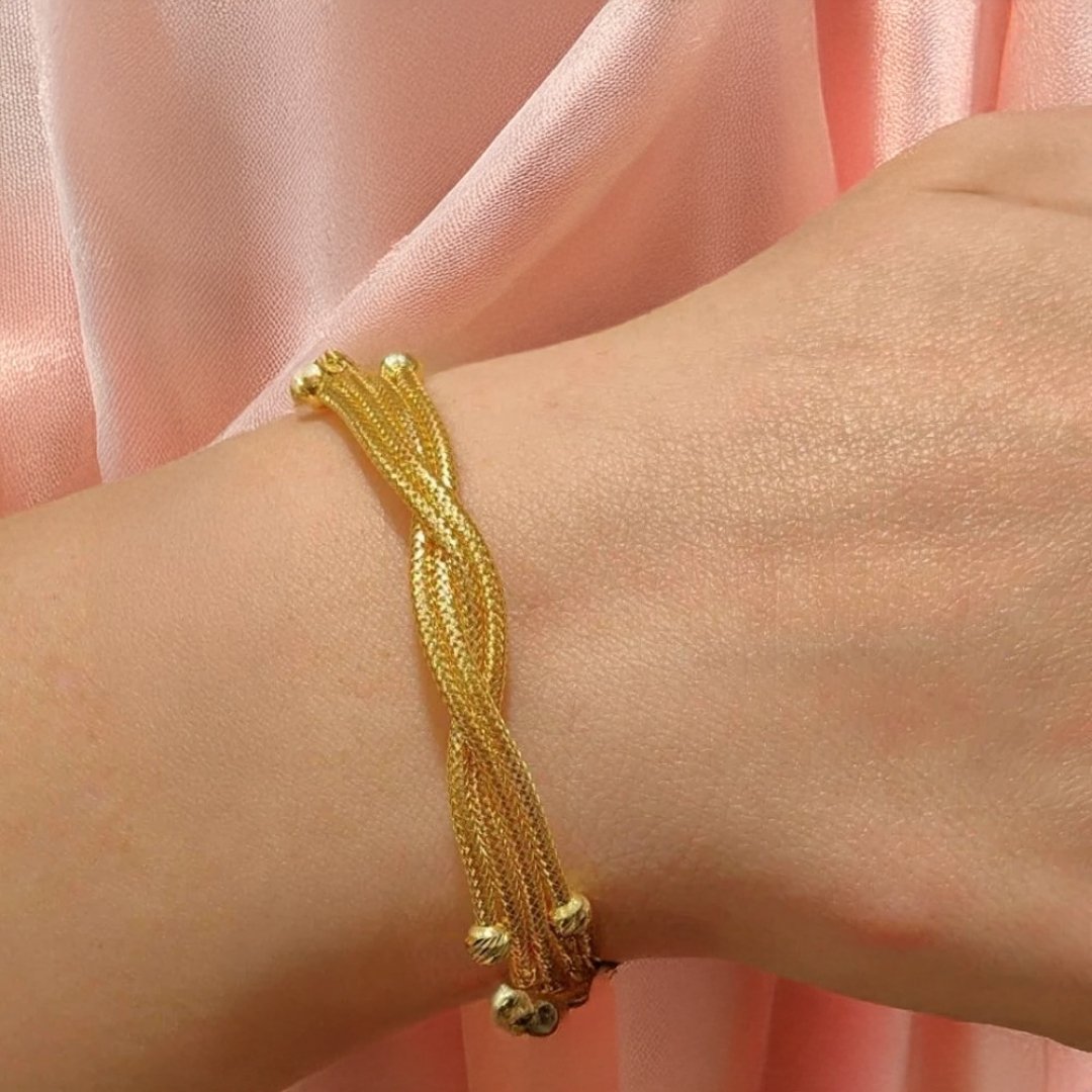 Altın Kalze Örgü Set - Görsel 3