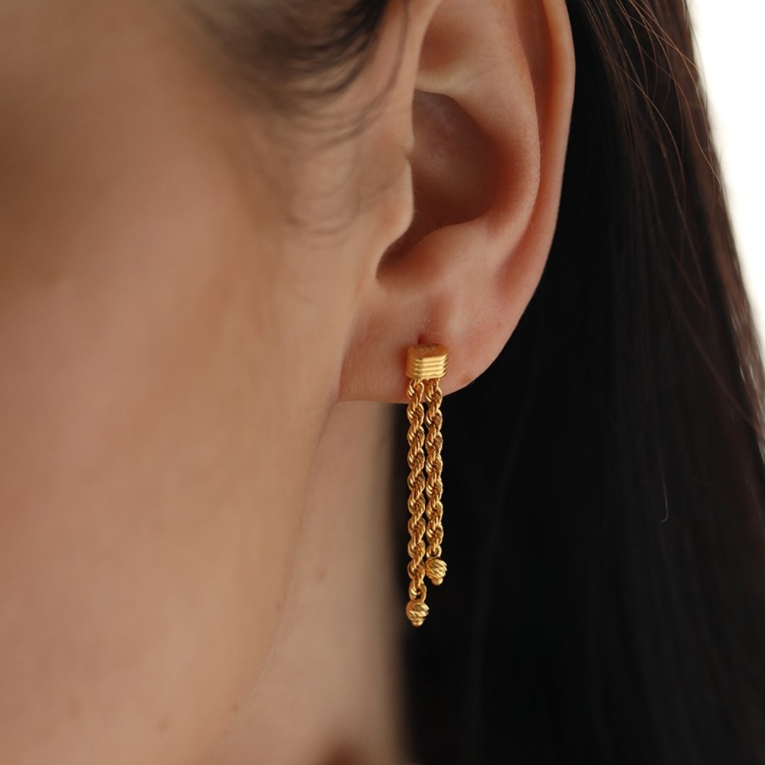 Altın Saçak Mesh Set