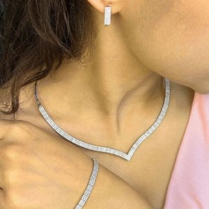 Altın Suyolu Set Beyaz