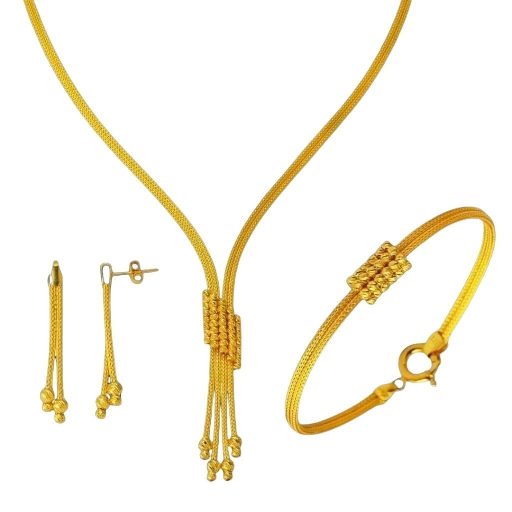 Altın Mesh Örgü Set Takımı