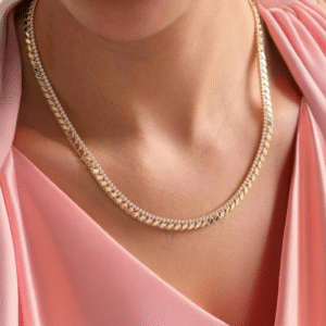 Altın Pullu Suyolu Kolye