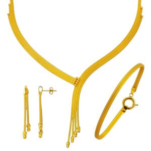 Altın Mesh Kalze Set Takımı