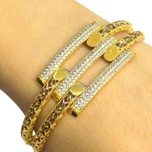 Altın Taşlı Kaburga Kelepçe