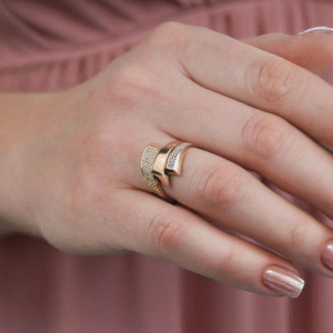 Altın Prizma Yüzük