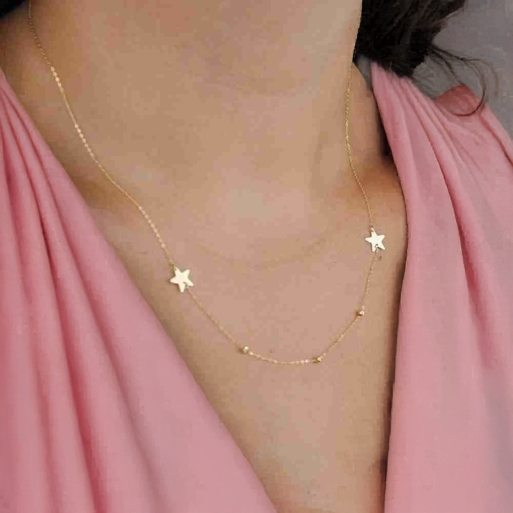 Altın Yıldız Kolye