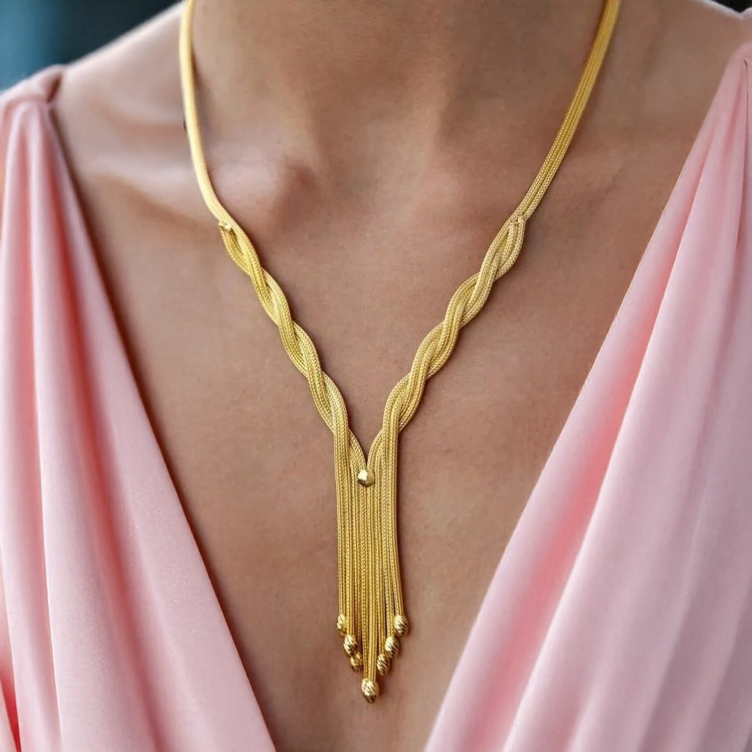 Altın Mesh Kalze Set