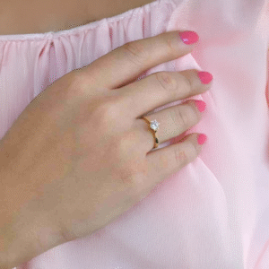 Altın Tektaş Yüzük