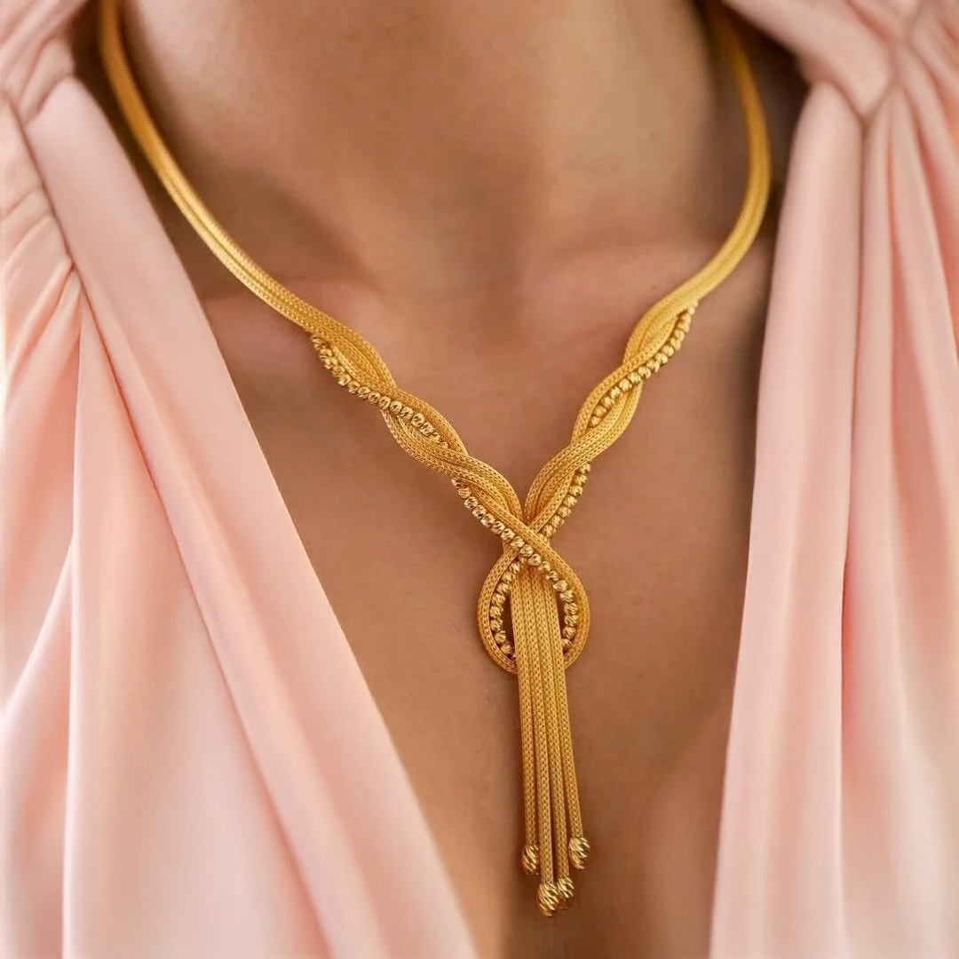 Altın Mesh Kalze Set Takımı