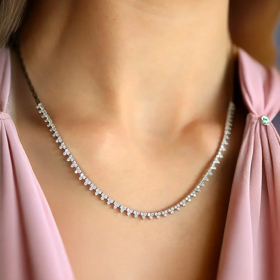 Beyaz Altın İnce Set Takımı