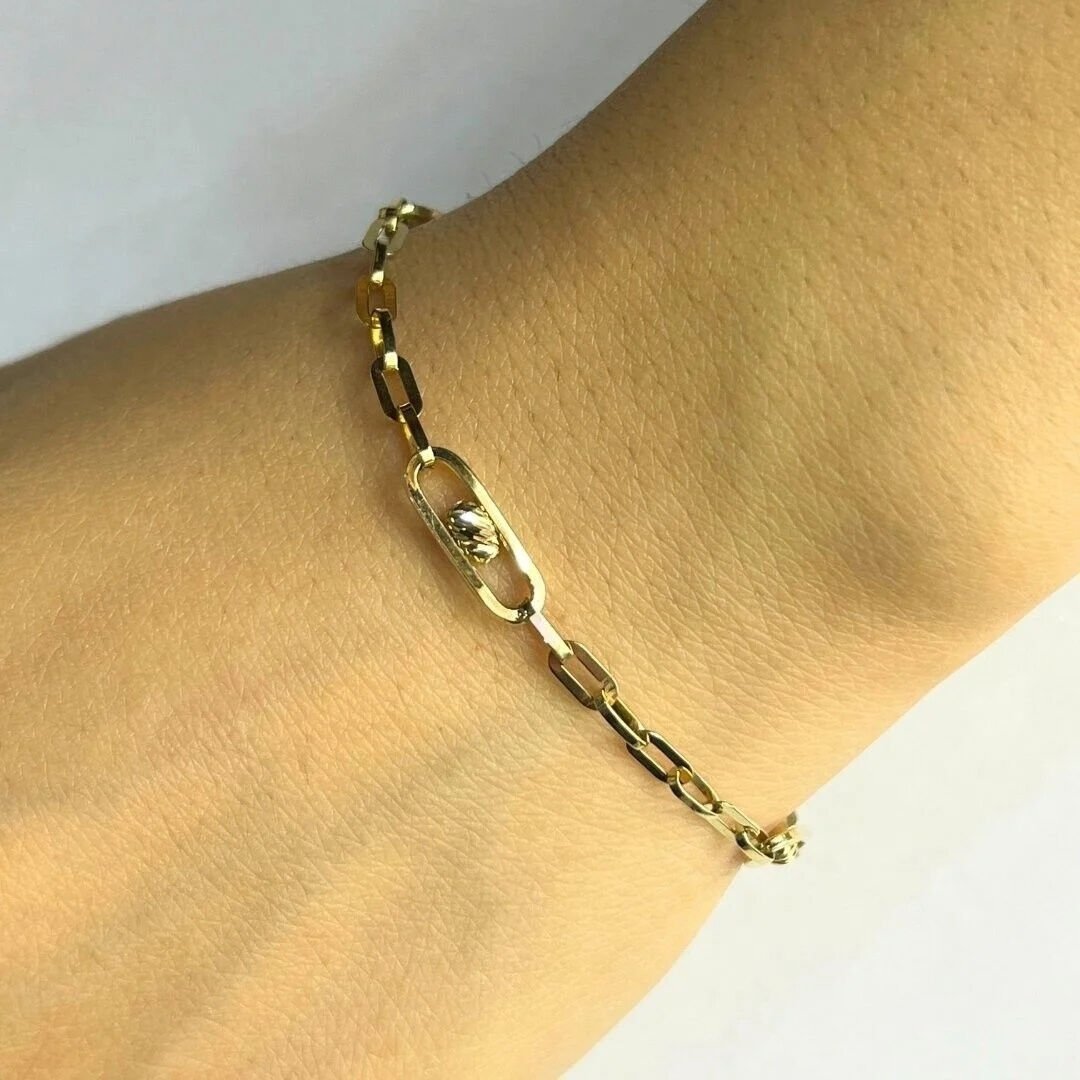 14 Ayar Altın Ataç Bileklik