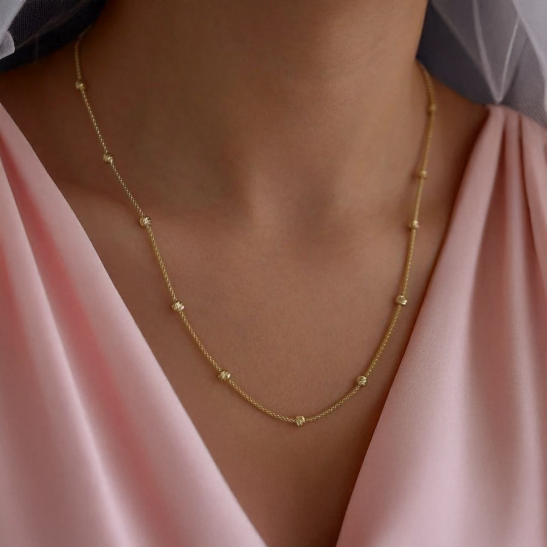 Altın Dorika Zincir Kolye