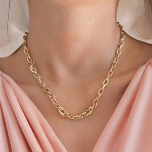 Altın Hallow Ataç Zincir