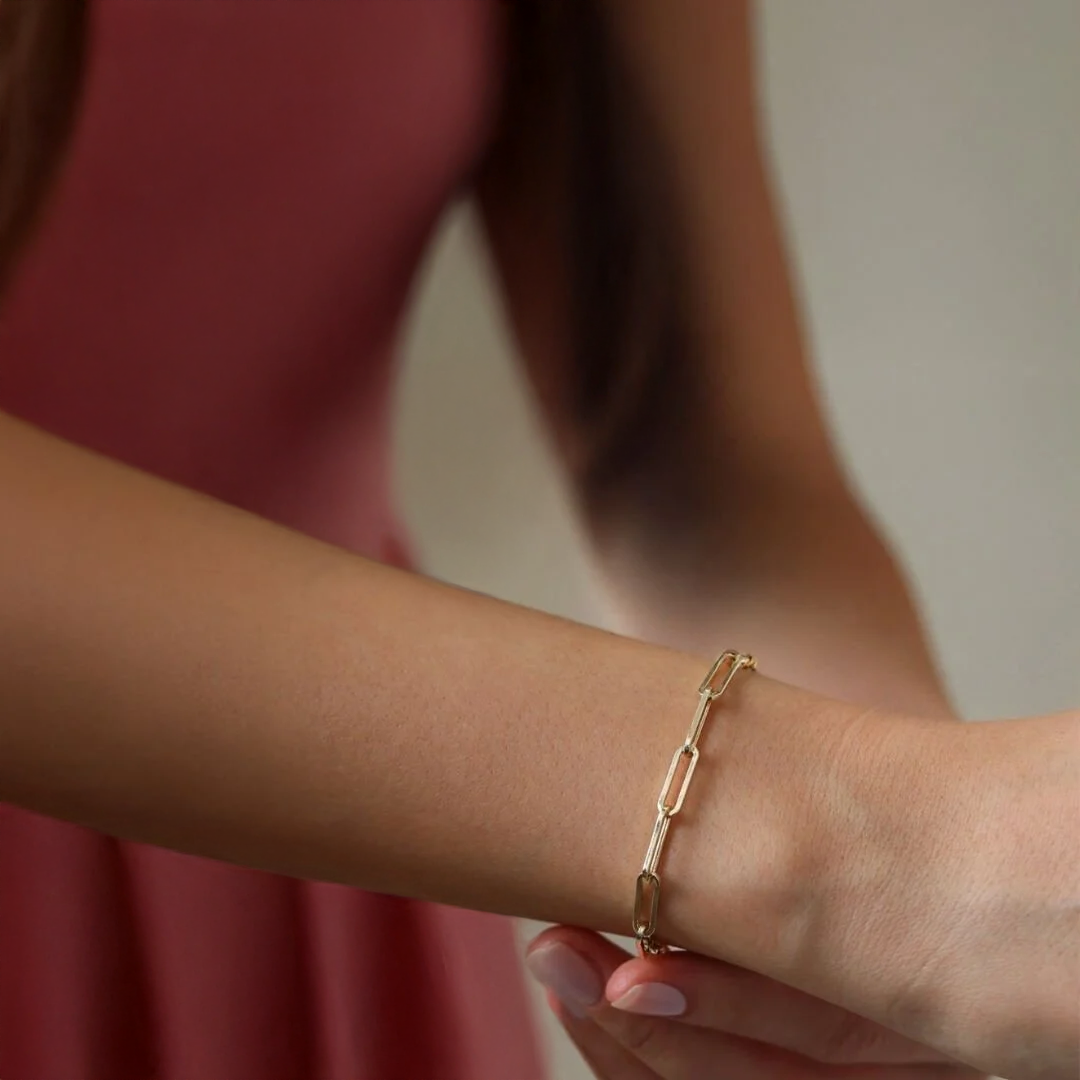 14 Ayar Altın Ataç Bileklik - Görsel 2