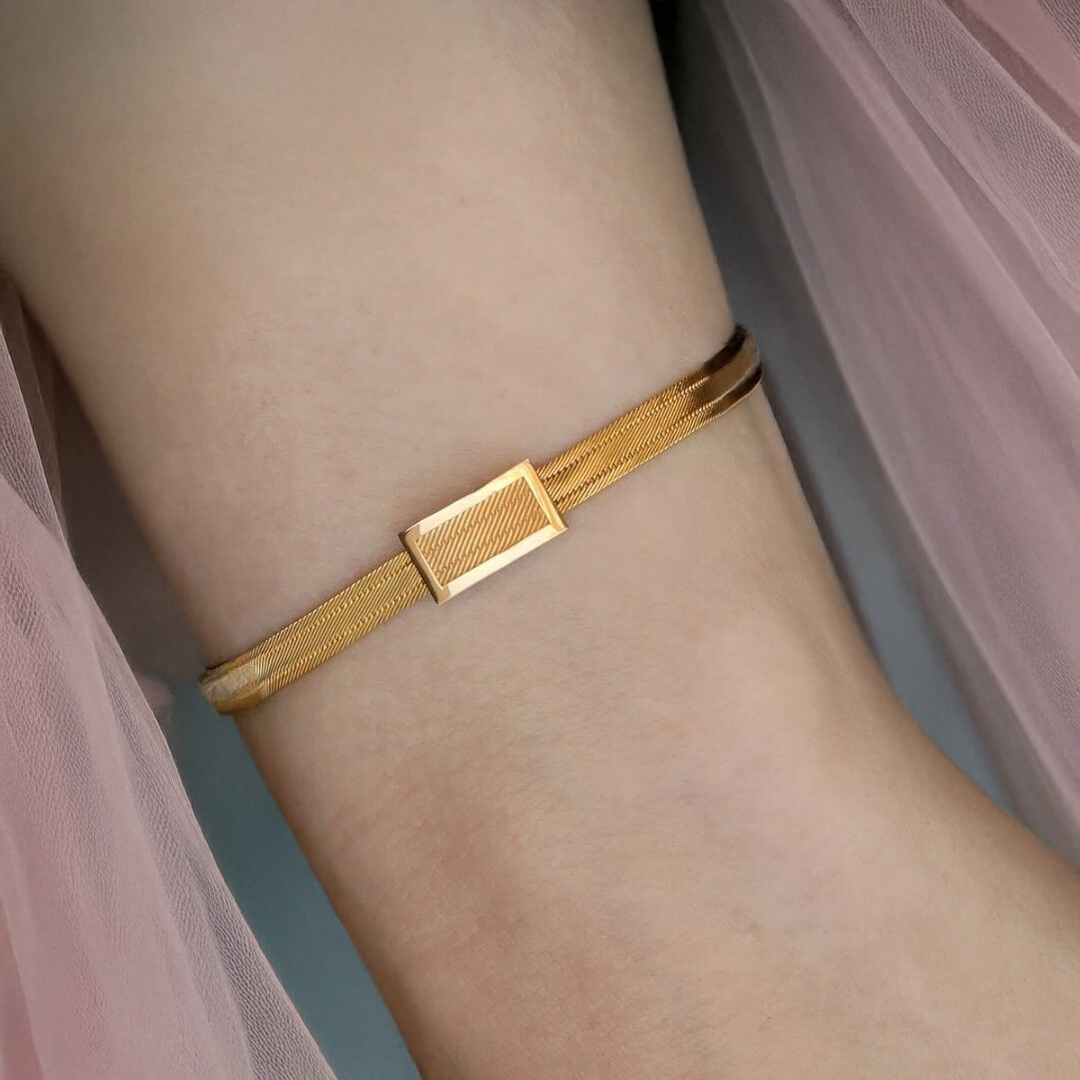 14 Ayar 3 Sıra Trabzon Altın Bileklik