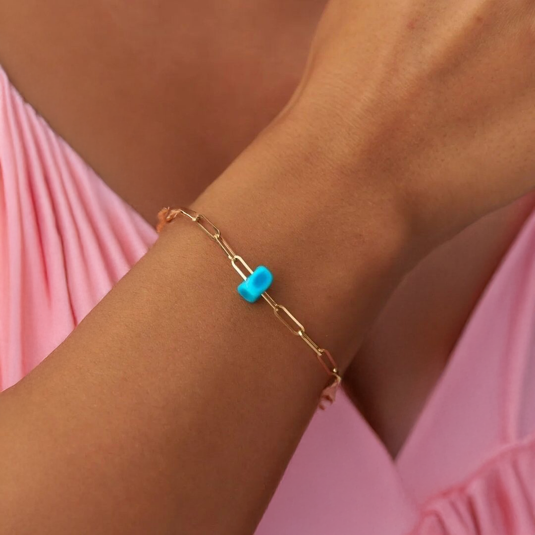 14 Ayar Altın Ataç Bileklik