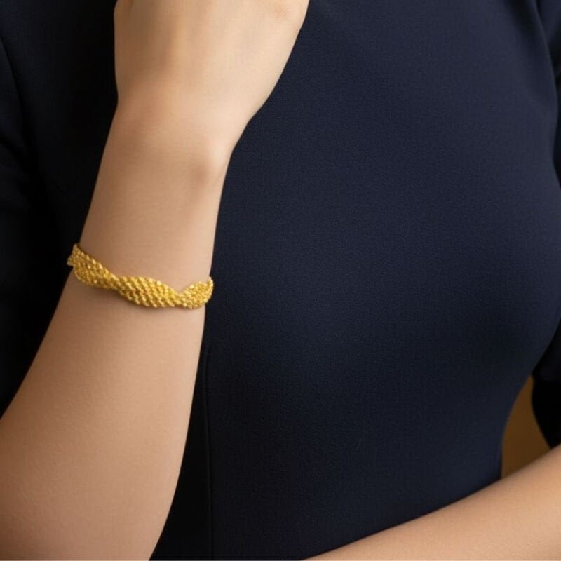 Altın Halat Örgü Set Takımı - Görsel 4