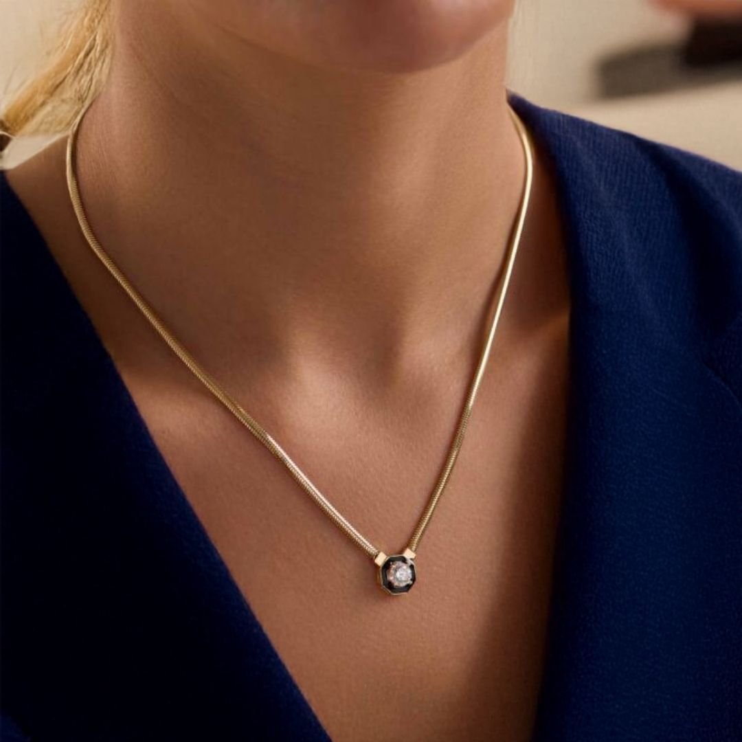 Balık Sırtı Çağla Kolye Zincir - Görsel 2