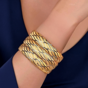 14 Ayar Altın Geniş Bilezik