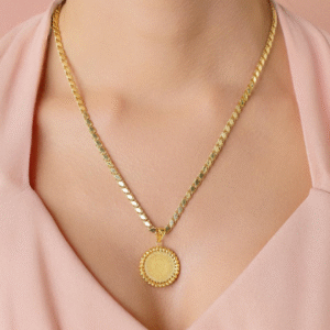 Altın Çeyrekli Kolye