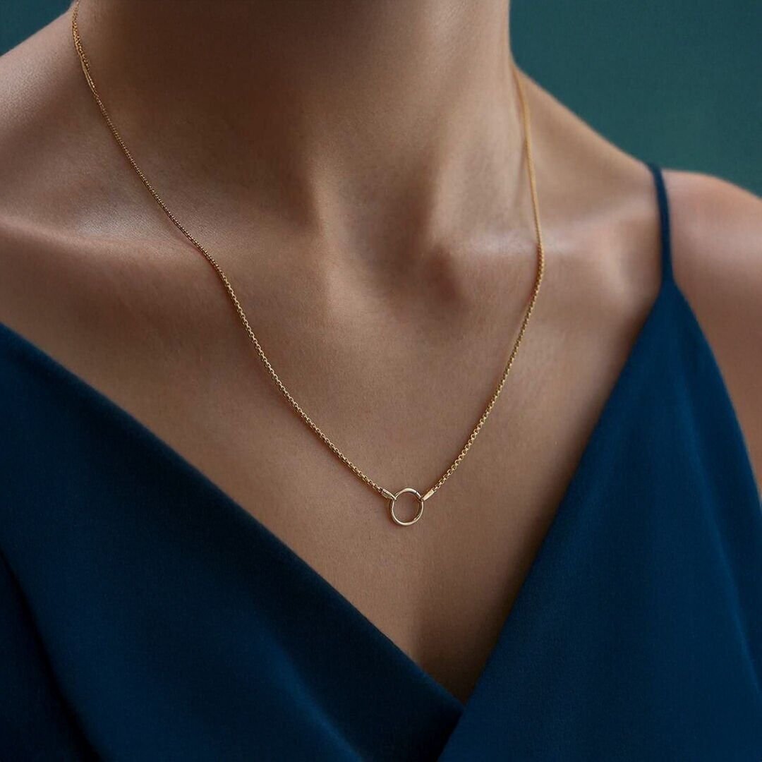 Altın Charm Zincir - Görsel 4