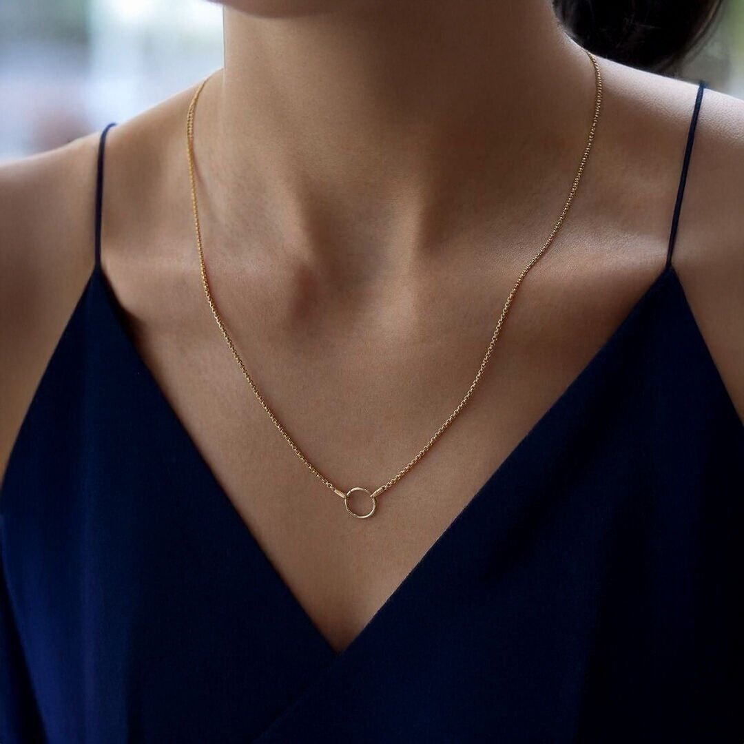 Altın Charm Zincir - Görsel 3