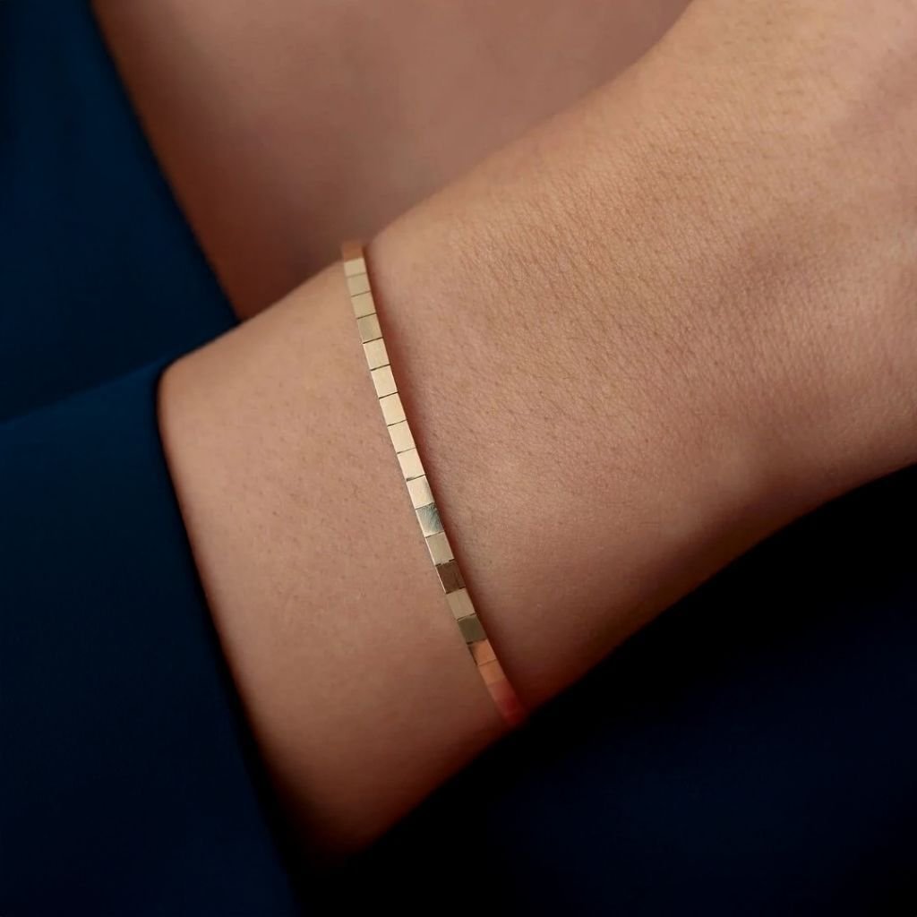 14 Ayar Altın Taşsız Su Yolu Düğün Seti Takımı - Görsel 3