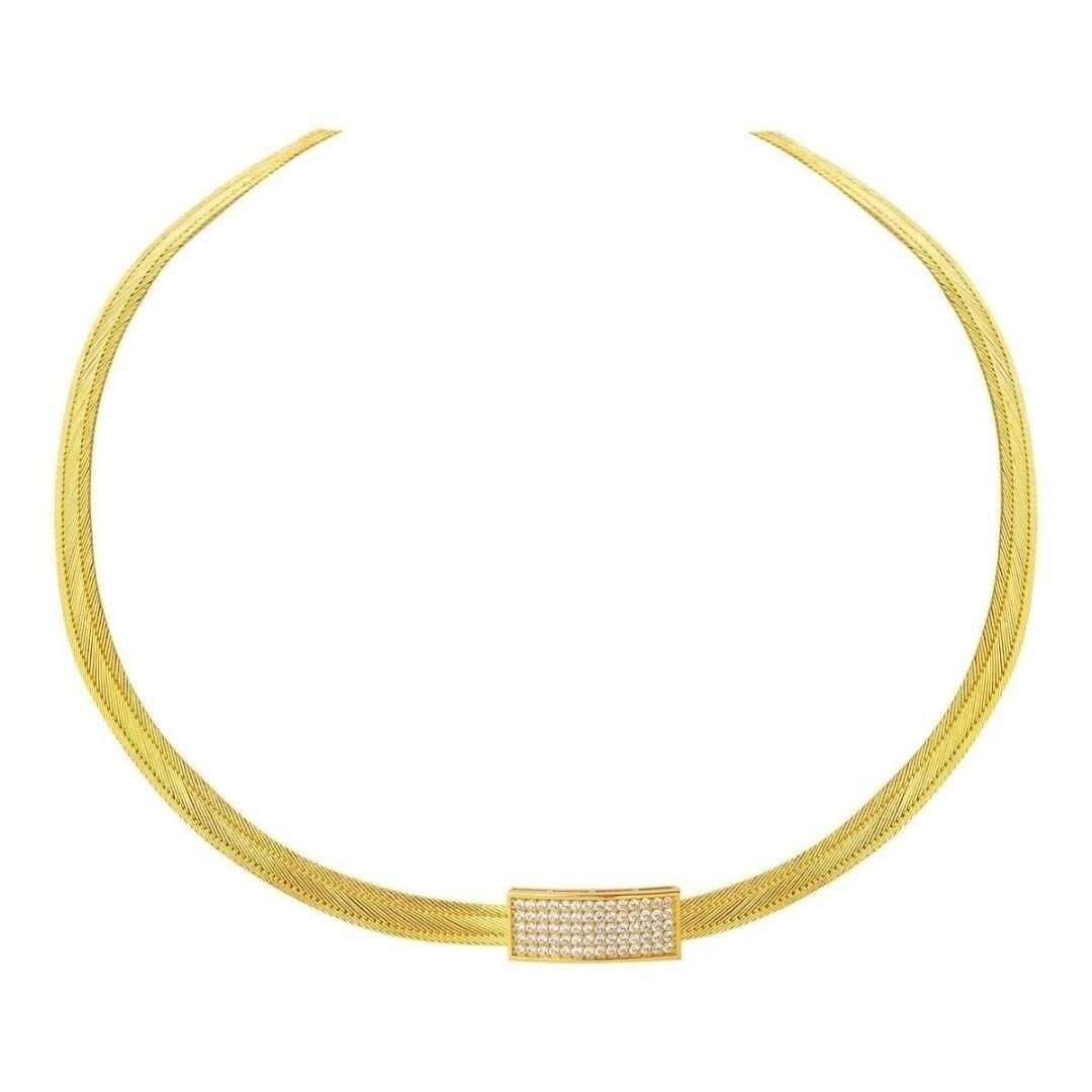 22 Ayar Altın Taşlı 3 Sıra Trabzon Hasır Set Takımı - Görsel 2