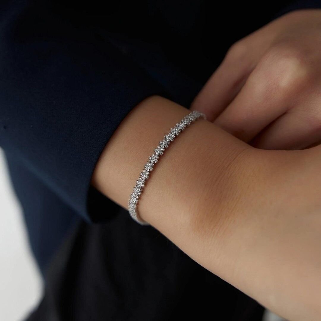 14 Ayar Altın Kronet Su Yolu Bileklik - Görsel 2