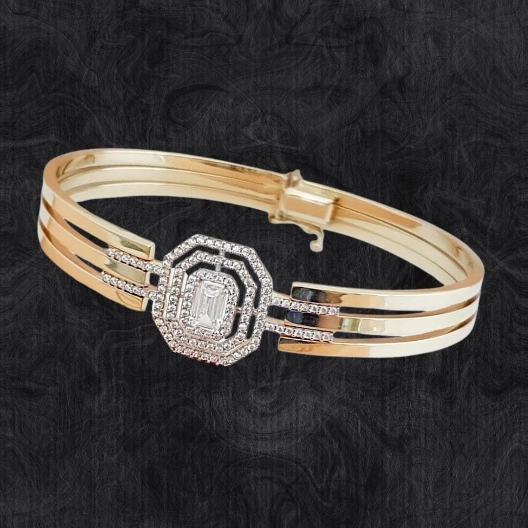 14 Ayar Altın Kaburga Baget Kelepçe - Görsel 2