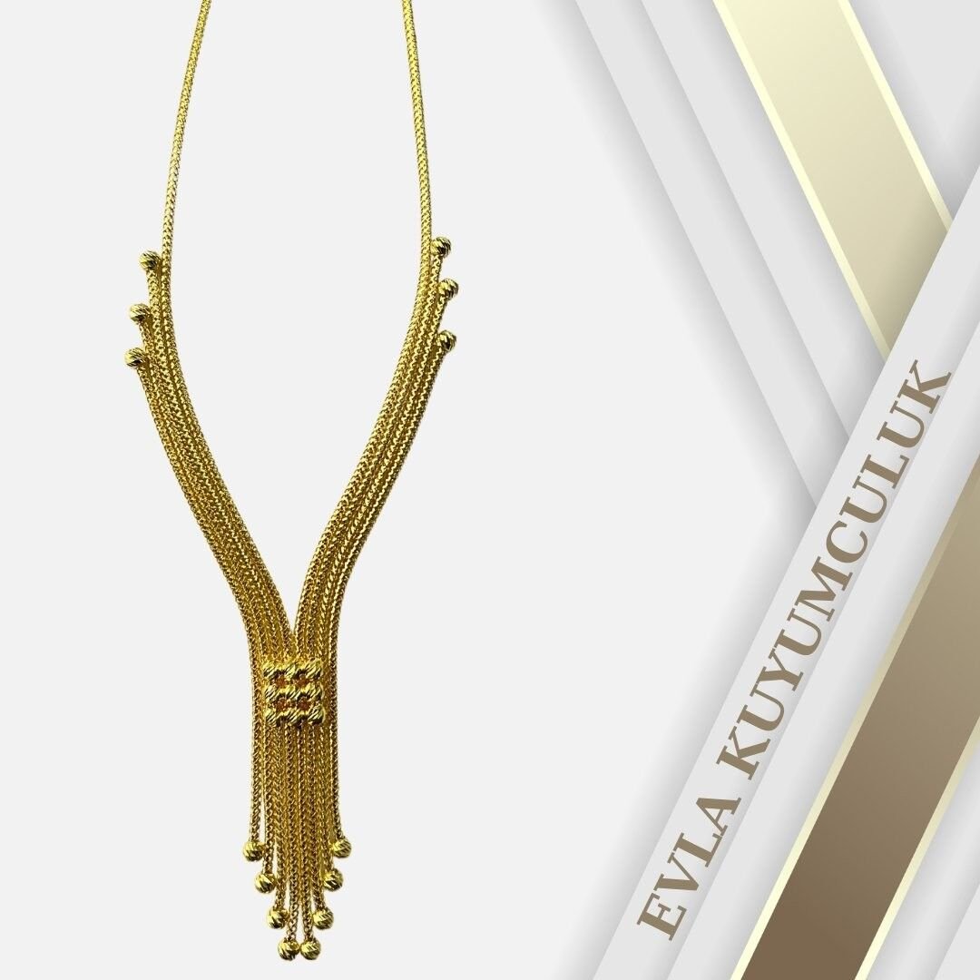 14 Ayar Altın Mesh Set - Görsel 2