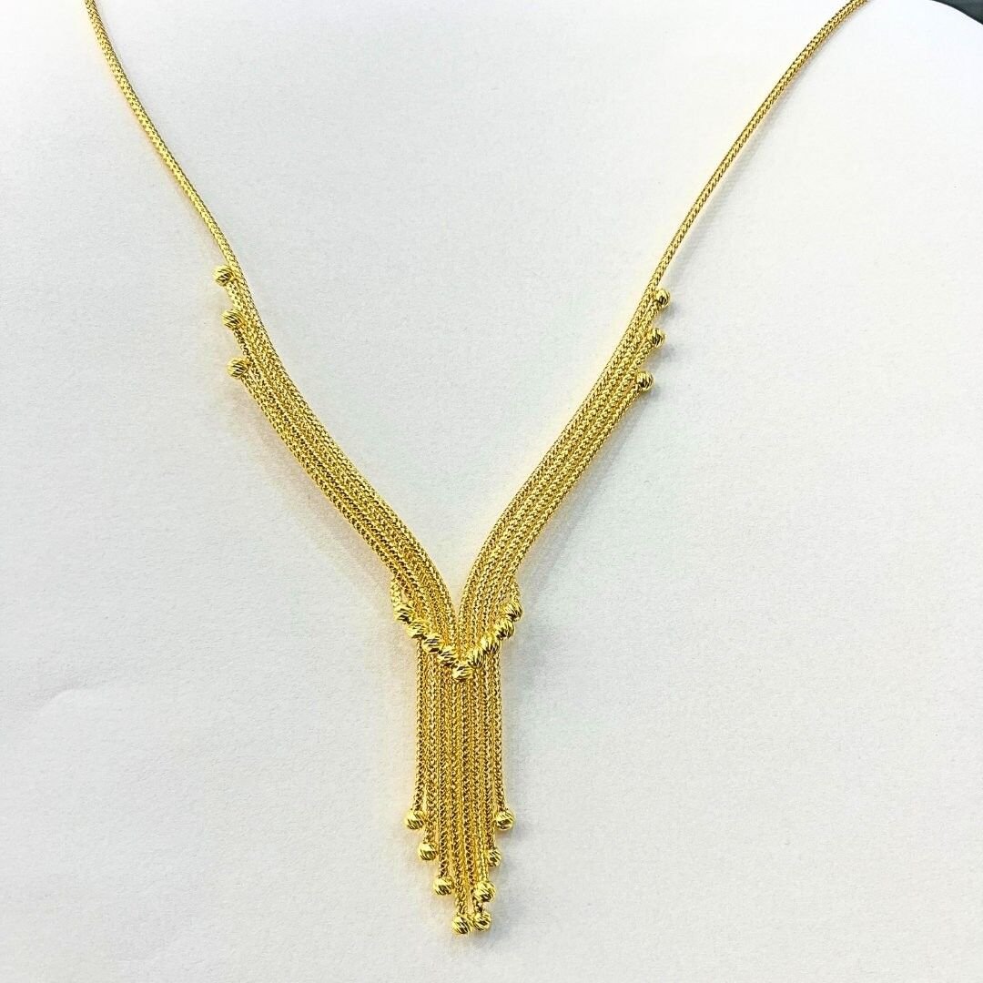 14 Ayar Altın Mesh Set - Görsel 2