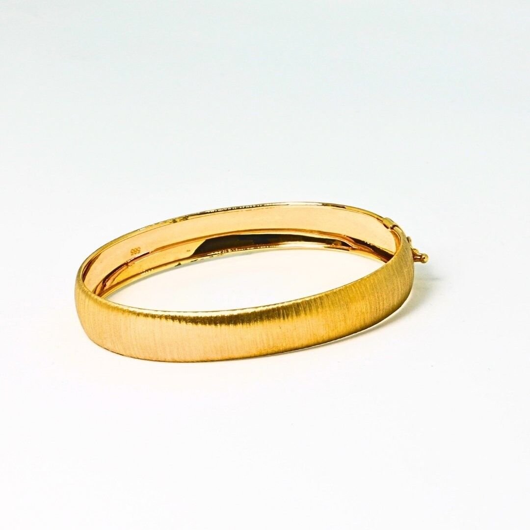 14 Ayar Altın Sade Kelepçe - Görsel 2