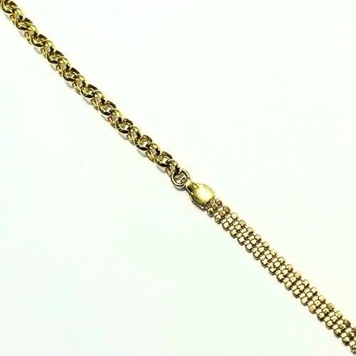 14 Ayar Altın Çift Zincir Bileklik - Görsel 2