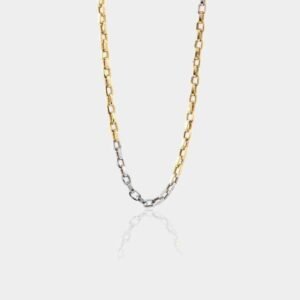 14 Ayar Erkek Renkli Altın Zincir 55 cm