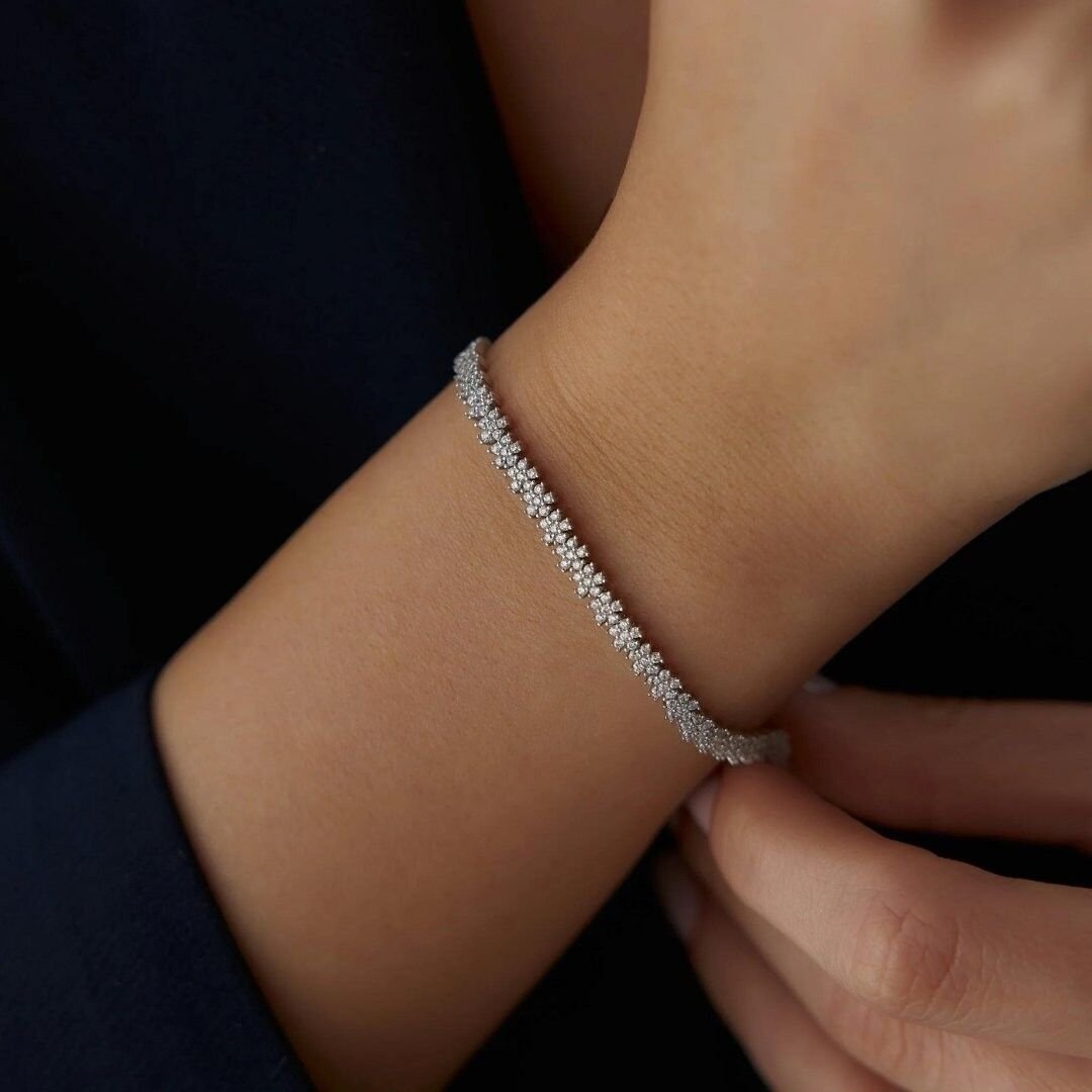 14 Ayar Altın Kronet Su Yolu Bileklik - Görsel 3