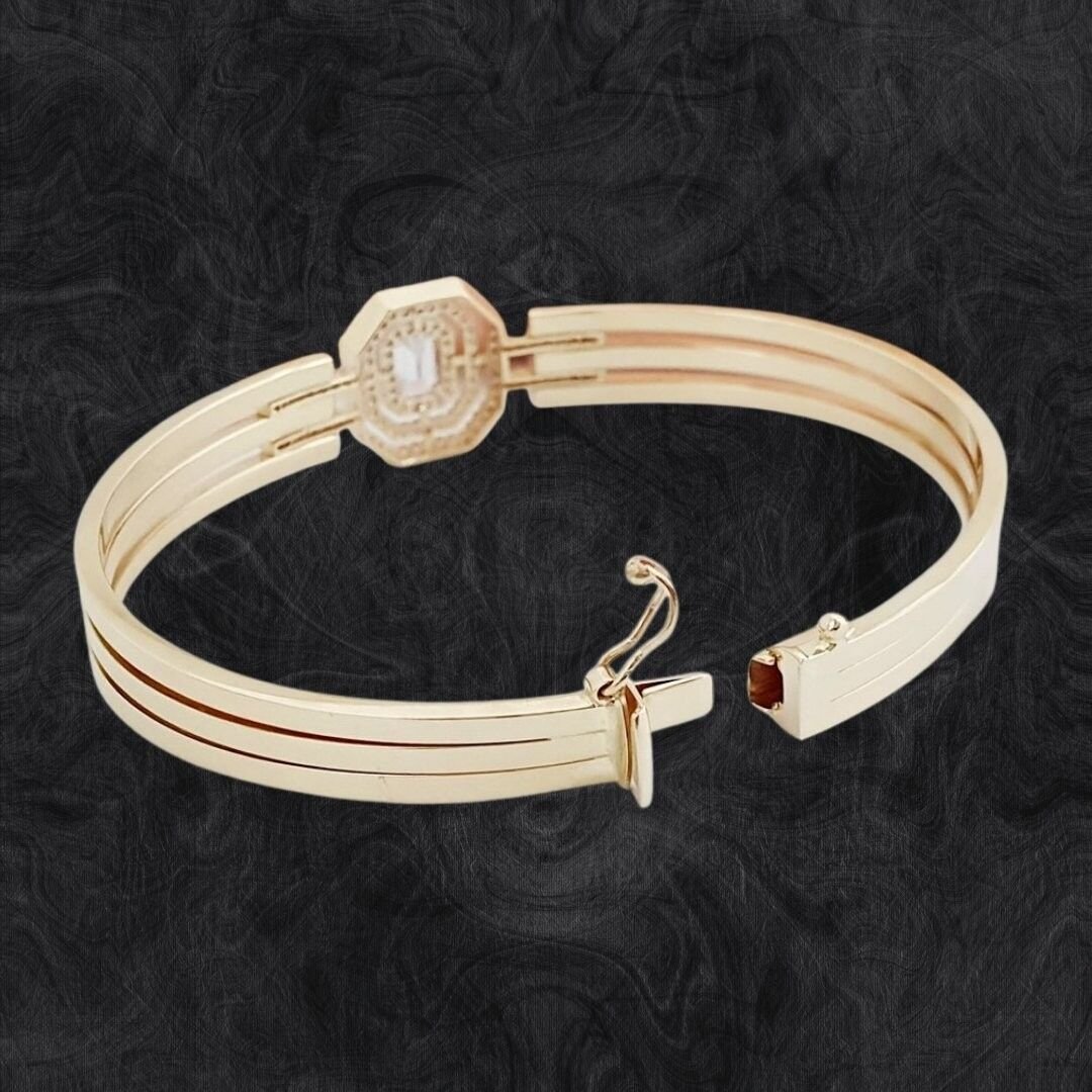 14 Ayar Altın Kaburga Baget Kelepçe - Görsel 3