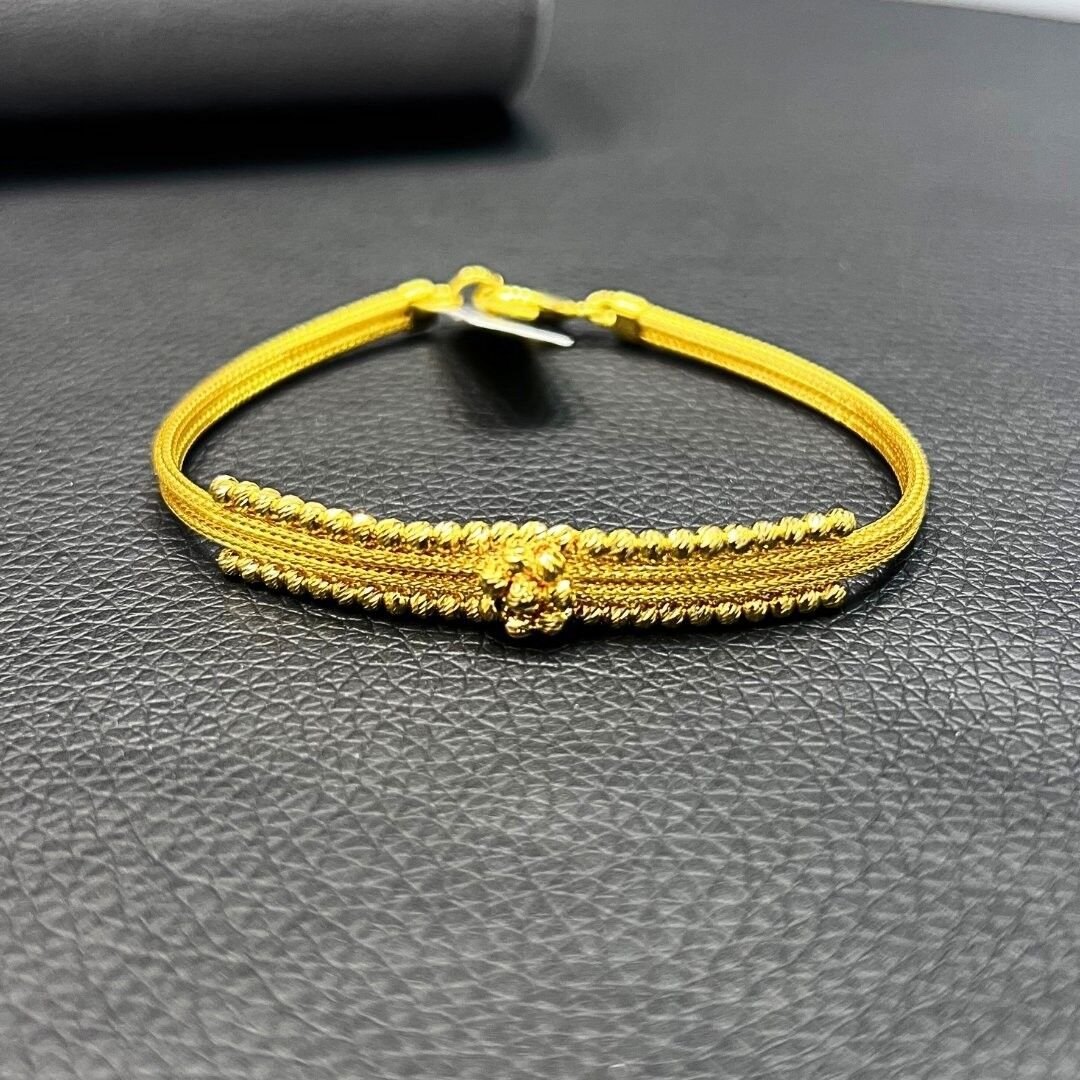 14 Ayar Altın Mesh Bileklik - Görsel 3