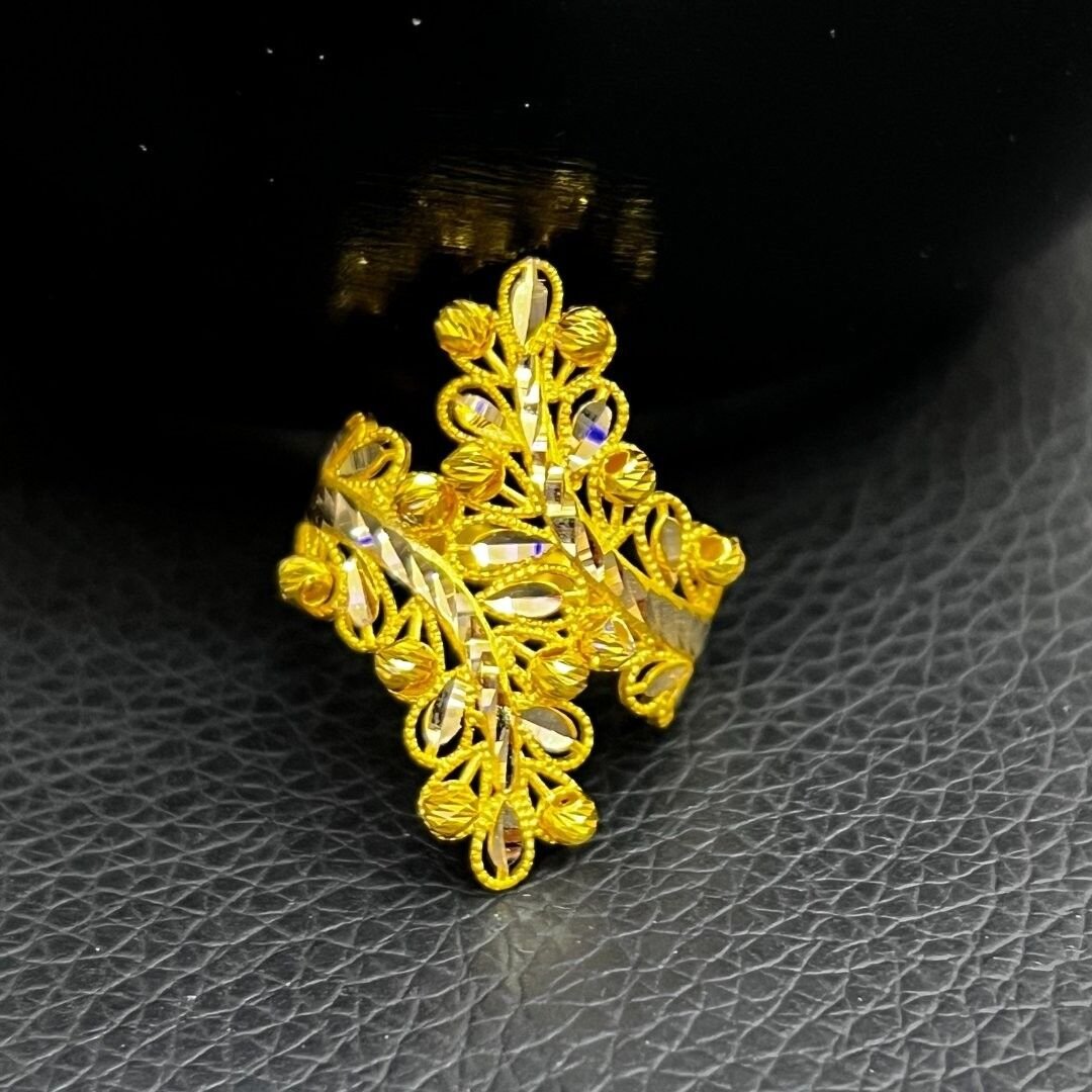 14 Ayar Altın Sarı Yüzük - Görsel 3