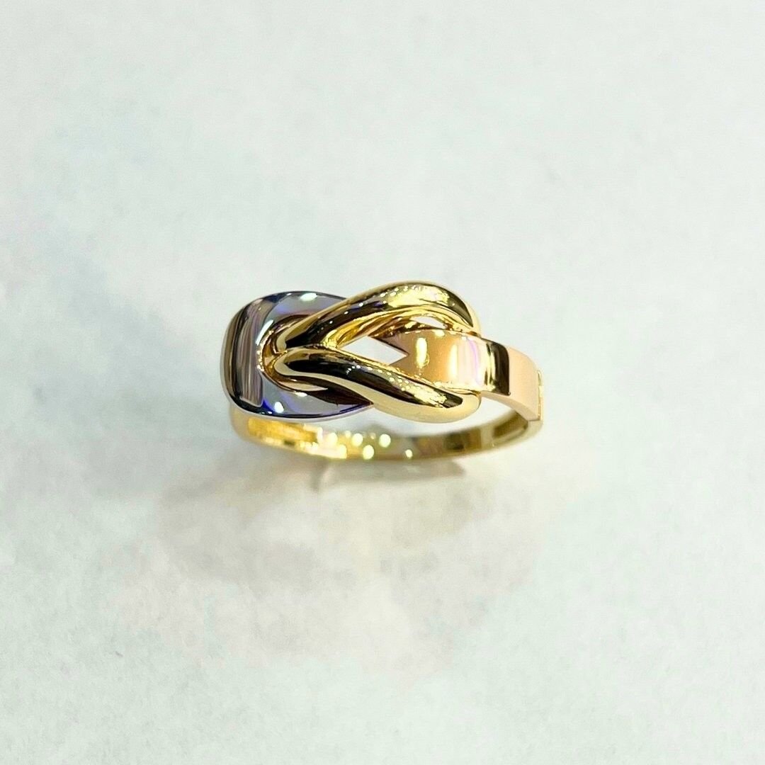 14 Ayar Altın Düğüm Yüzük - Görsel 3