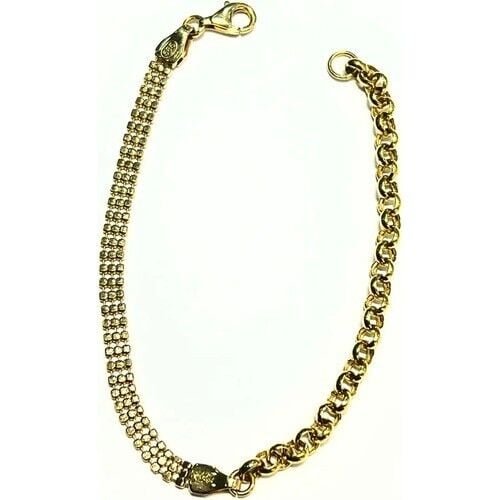 14 Ayar Altın Çift Zincir Bileklik - Görsel 3