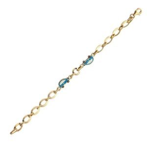 14 Ayar Altın Araba Motifli Çocuk Künyesi