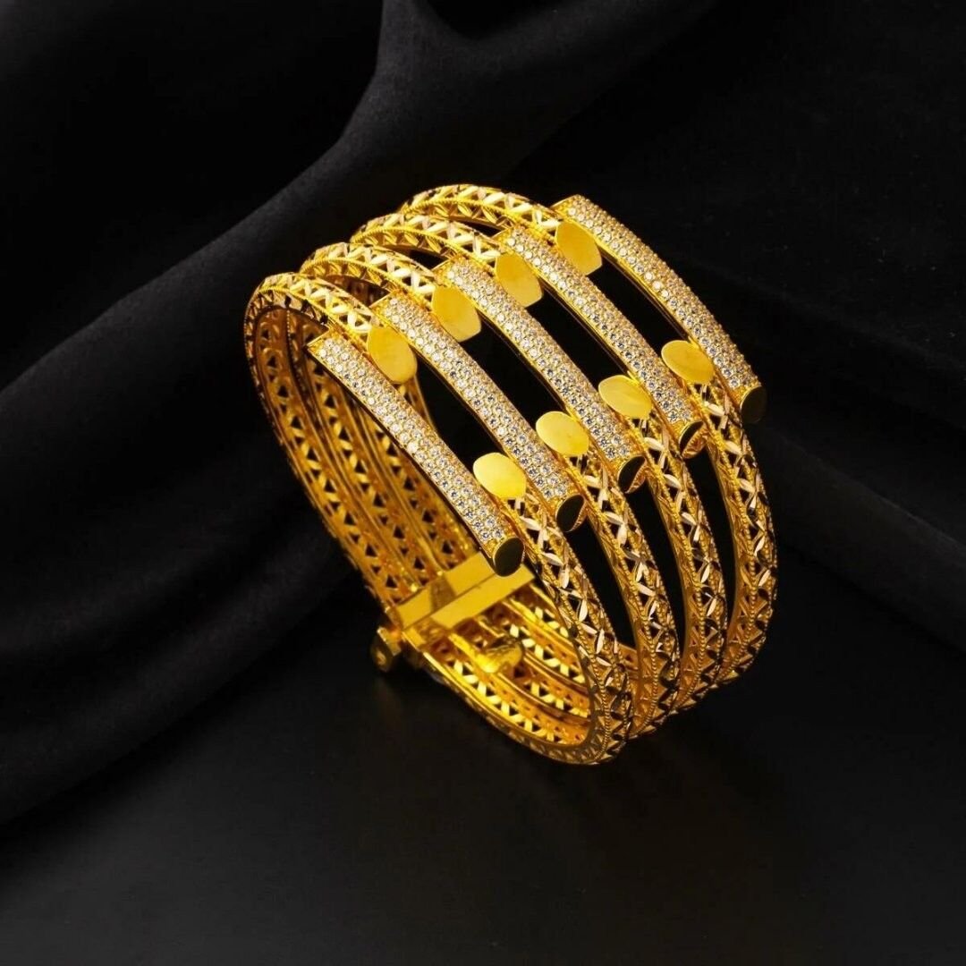 Beşli Kaburga 8 Ayar Altın Kelepçe - Görsel 3