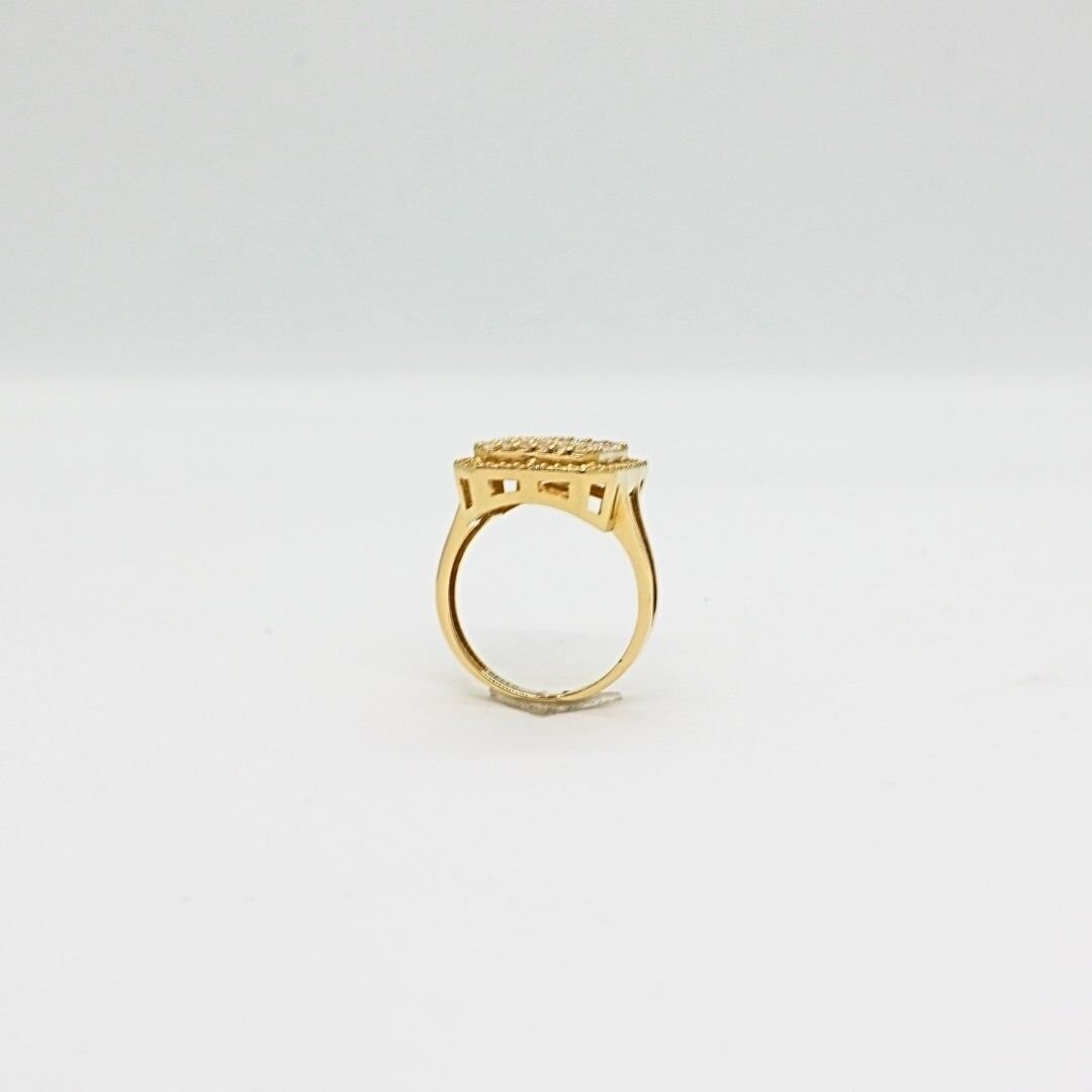 14 Ayar Altın Baget Yüzük - Görsel 3