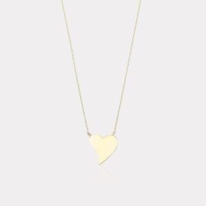14 Ayar Altın Kalp Kolye