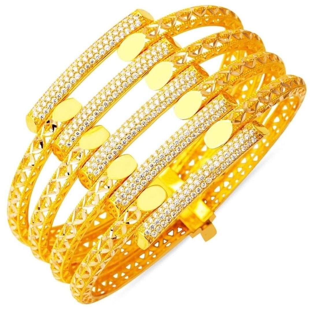 Beşli Kaburga 8 Ayar Altın Kelepçe - Görsel 4