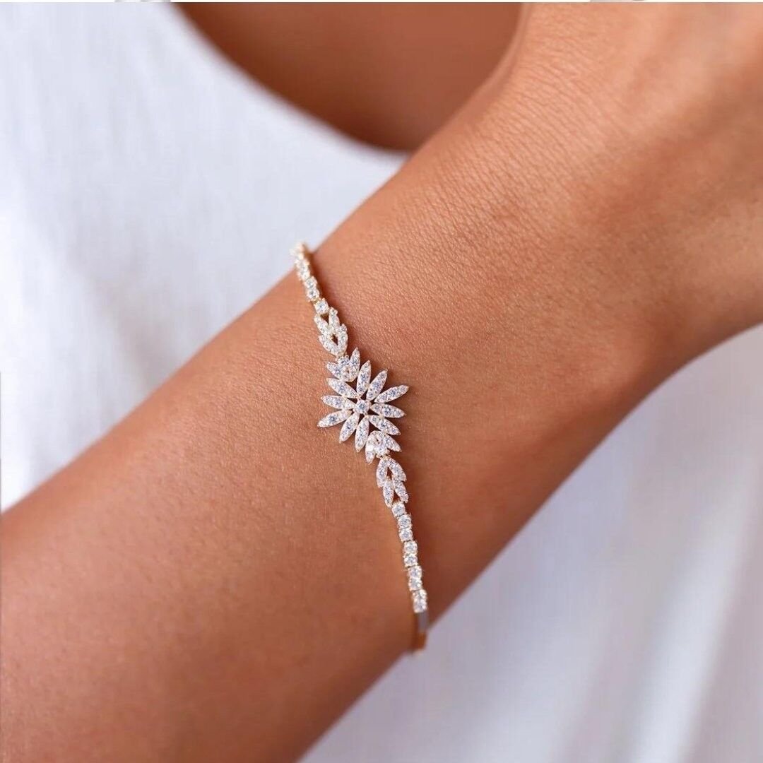 14 Ayar Altın Sarı Trapez Damla Set Takımı - Görsel 2