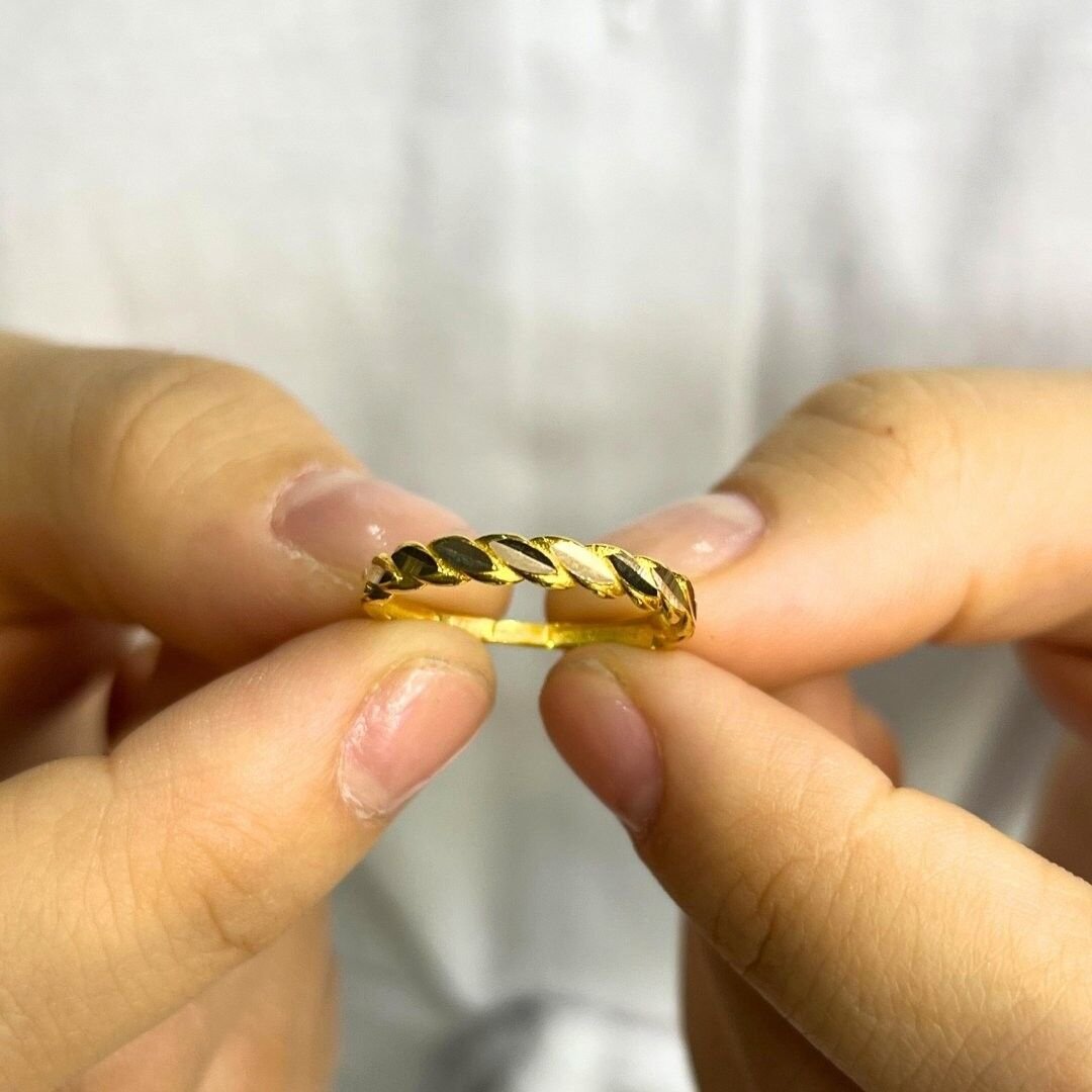 14 AYAR ALTIN BURMA YÜZÜK - Görsel 2