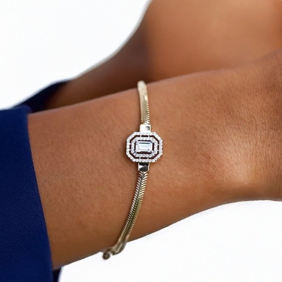 14 Ayar Altın Baget Ezme Zincir Set Takımı - Görsel 2