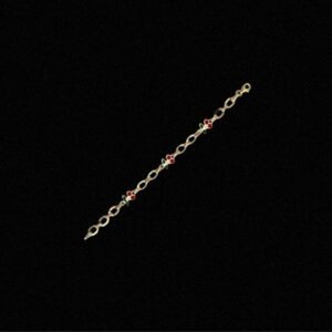 14 Ayar Altın Kirazlı Motifli Çocuk Künyesi