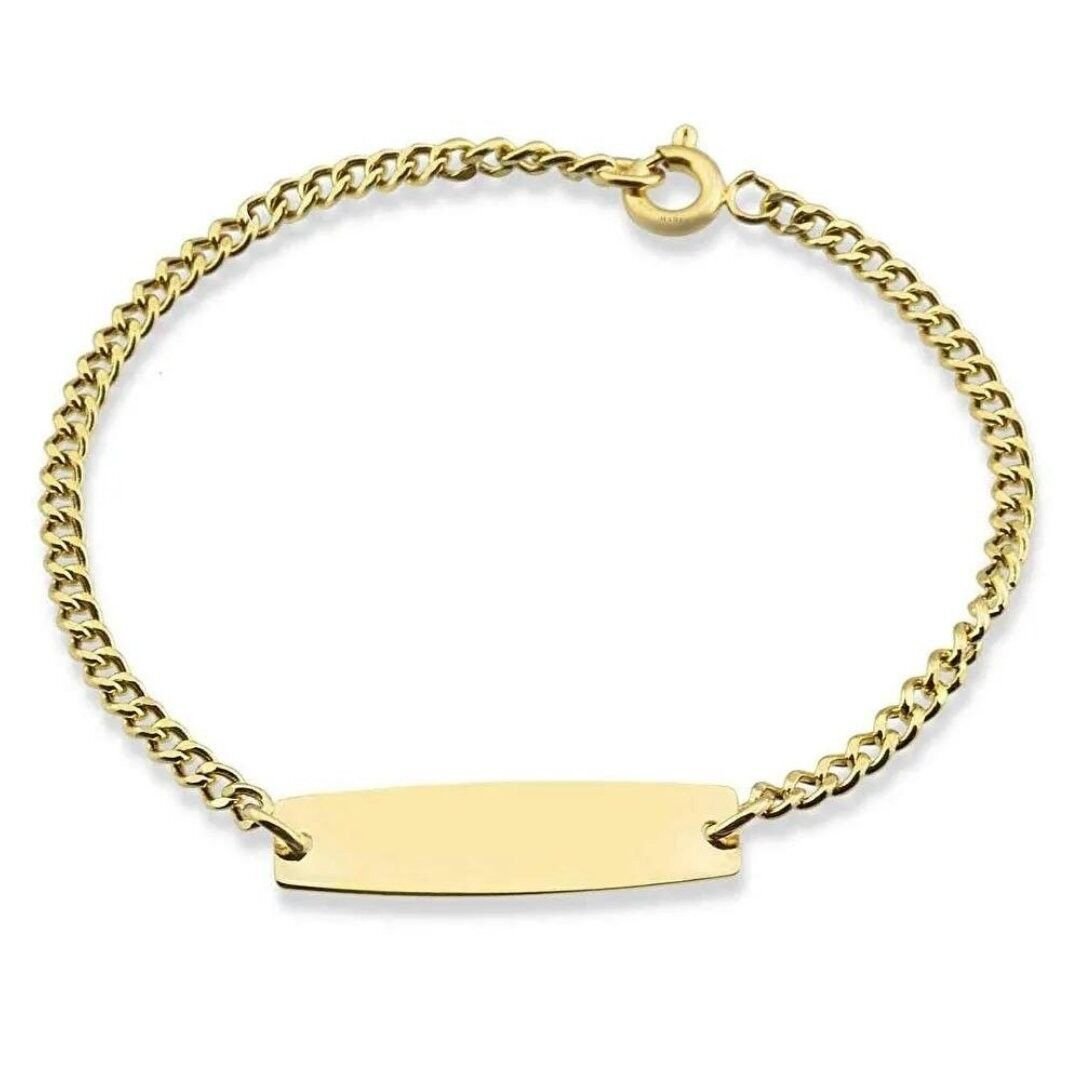 14 Ayar Altın İsimli Çocuk Künyesi